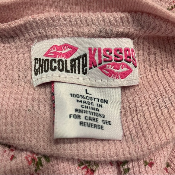 Pink Roses Waffle Knit Blouse - Picture 6 of 6